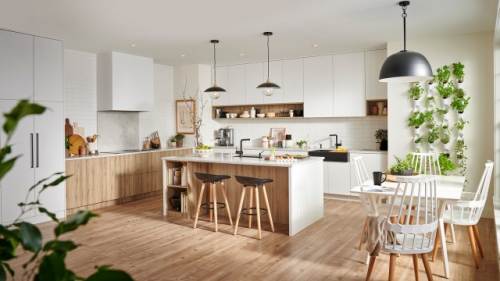 10 Ide Dapur Minimalis Bikin Betah Masak di Rumah 5 Dapur Minimalis Dapur Ala Scandinavian