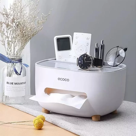 Ecoco Desktop Tissue Box Anti Skid – Kotak Tisu Meja Organizer 1 Ecoco Desktop Tissue Box Anti Skid – Kotak Tisu Meja Organizer