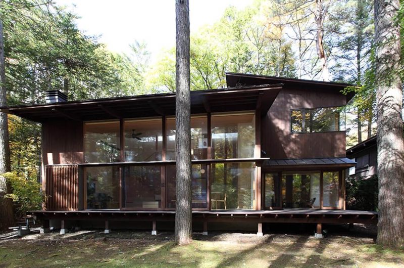 10 Rumah Gaya Arsitektur Jepang Dari Tradisional hingga Modern 7 Rumah Kayu Jepang dengan Sentuhan Natural