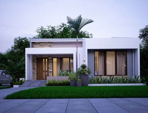 13 Inspirasi Desain Rumah Minimalis Modern Idaman 8 Rumah Minimalis 1 Lantai